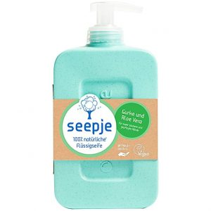 Seepje Handseife Gurke und Aloe Vera - Seifenstück