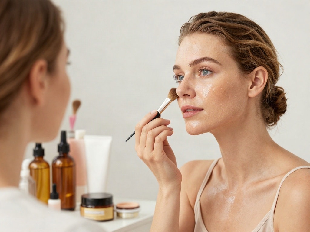Make-up trockene Haut Naturkosmetik